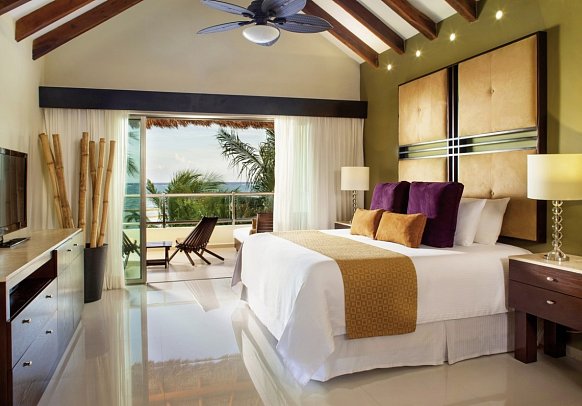 El Dorado Maroma & Palafitos Overwater Bungalows - Wohnbeispiel Mi Hotelito Beachfront Suite (Zimmercodierung WB1)