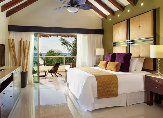 El Dorado Maroma & Palafitos Overwater Bungalows - Wohnbeispiel Mi Hotelito Beachfront Suite (Zimmercodierung WB1)