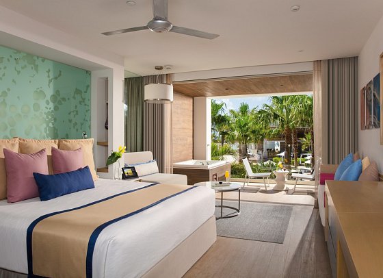 Secrets Riviera Cancun Resort & Spa - Wohnbeispiel Preferred Club Juniorsuite Tropicalview (Zimmercodierung JTG)