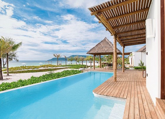 The Royal Sands Koh Rong - Wohnbeispiel Beachfront Pool Villa (Zimmercodierung VDO)