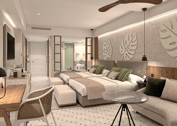 Secrets Playa Esmeralda Resort & Spa - Wohnbeispiel Junior Suite Double (Zimmercodierungen JB1, JB2, JB3, JB4, JB5, JB6, JB7, JB8, JB9, UL1, UL2, UL3, UL4, UL5, UL7, UL8, DL1 & ULQ)