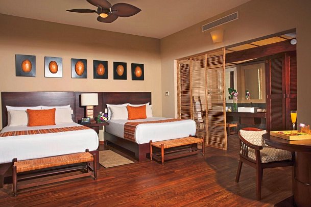 Zoetry Agua Punta Cana - Wohnbeispiel Juniorsuite Gardenview (Zimmercodierung J1G)