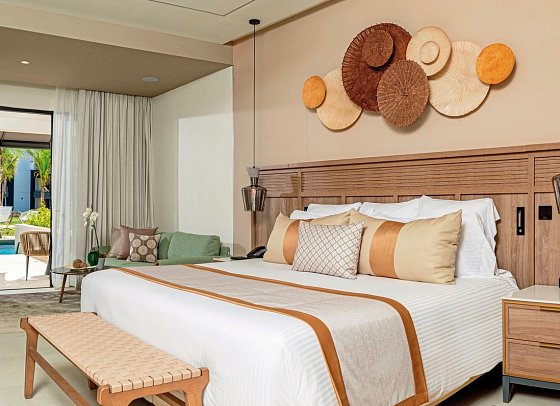 Secrets Tides Punta Cana - Wohnbeispel Junior Suite Swim Out (Zimmercodierung J1Q)