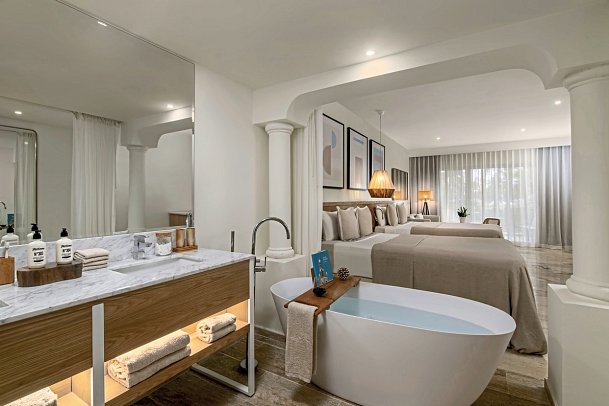 Paradisus Palma Real Golf & Spa Resort - Wohnbeispiel Nikte Juniorsuite Swim up (Zimmercodierung J2Q)