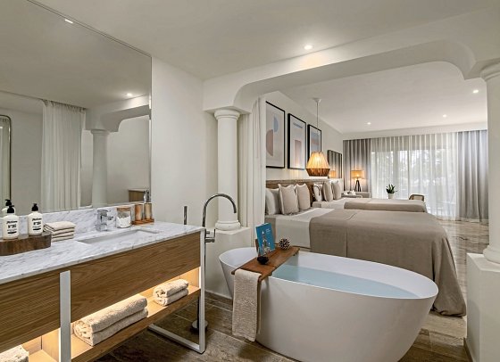 Paradisus Palma Real Golf & Spa Resort - Wohnbeispiel Nikte Juniorsuite Swim up (Zimmercodierung J2Q)