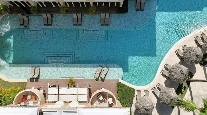 TRS Turquesa Hotel - Außenansicht Junior Suite Swim Up (Zimmercodierung J1Q)