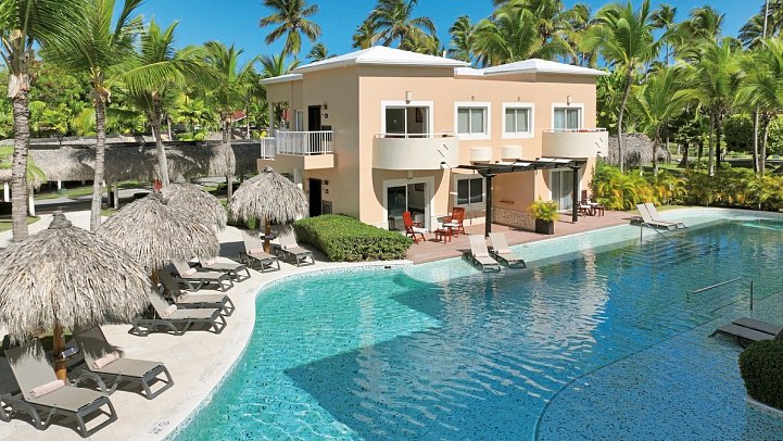 TRS Turquesa Hotel - Außenansicht Junior Suite Swim Up (Zimmercodierung J1Q)