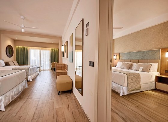 Riu Palace Bavaro - Wohnbeispiel Two Bedroom Family View (Zimmercodierung OB1)