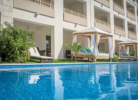 Majestic Mirage Punta Cana - All Suites Resort - Wohnbeispiel Swim-Up Suite Outdoor Jacuzzi (Zimmercodierung WBQ)