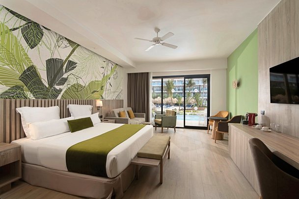 Serenade All Suites, Adults Only Resort - Wohnbeispiel Junior Suite Swimout Poolview (Zimmercodierung JB5)
