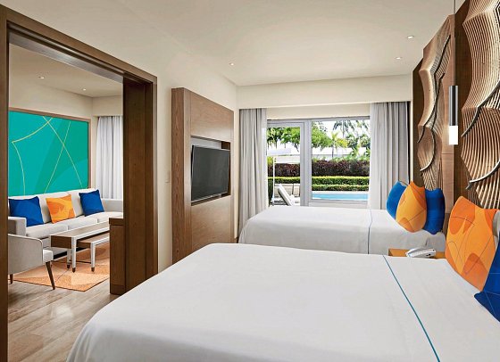 Paradisus Grand Cana - All Suites - Wohnbeispiel Suite Swim Up (Zimmercodierung ABQ)