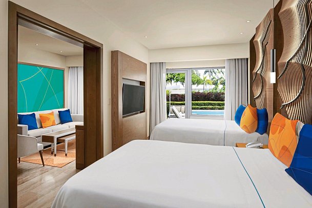 Paradisus Grand Cana - All Suites - Wohnbeispiel Suite Swim Up (Zimmercodierung ABQ)