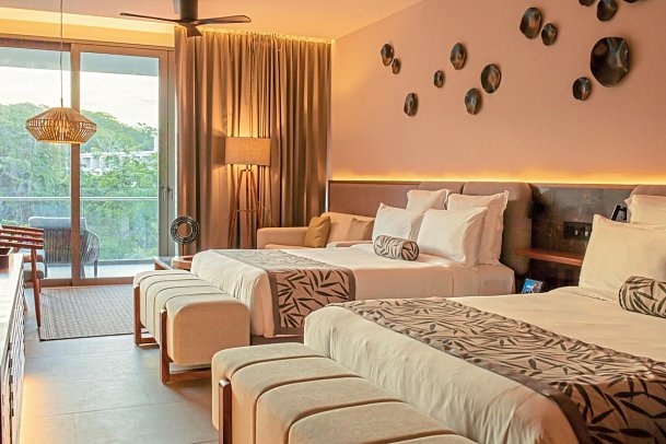 Secrets Bahia Mita Surf & Spa Resort - Wohnbeispiel Juniorsuite Tropicalview (Zimmercodierung J1G)