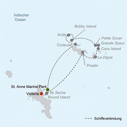 Segeltörn durchs Paradies - S.V. Sea Pearl (8 Tage/7 Nächte, ab/bis Mahé)