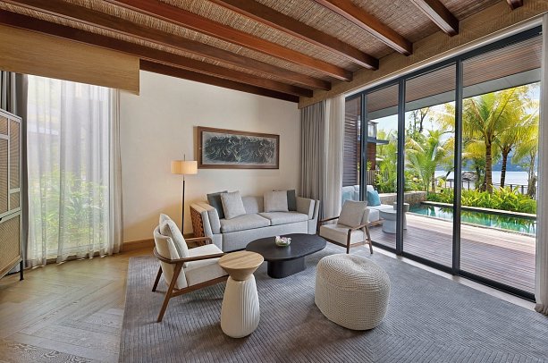 Mango House Seychelles - Wohnbeispiel One Bedroom Bay House Suite with Plunge Pool (Zimmercodierungen WB2 & WH2)