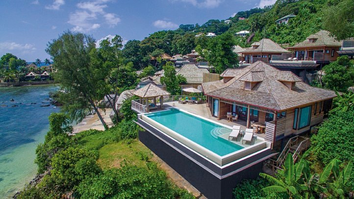 Hilton Seychelles Northolme Resort & Spa - Wohnbeispiel Two Bedroom Oceanfront Pool Villa (Zimmercodierung VB2)