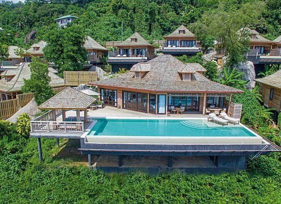 Hilton Seychelles Northolme Resort & Spa - Wohnbeispiel Two Bedroom Oceanfront Pool Villa (Zimmercodierung VB2)