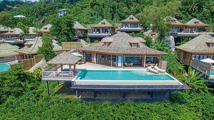 Hilton Seychelles Northolme Resort & Spa - Wohnbeispiel Two Bedroom Oceanfront Pool Villa (Zimmercodierung VB2)