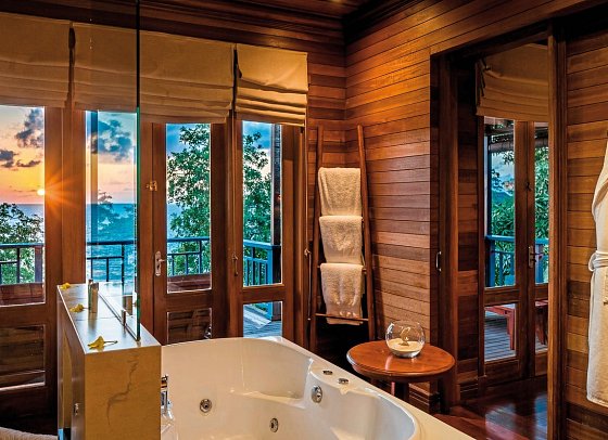 Hilton Seychelles Northolme Resort & Spa - Wohnbeispiel King Sunset Villa (Zimmercodierungen VB1 & VH1)