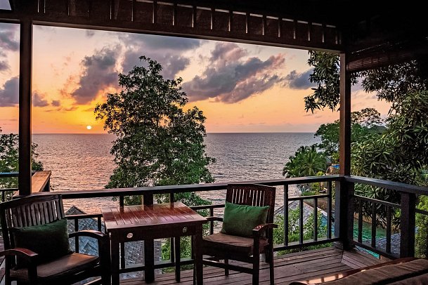 Hilton Seychelles Northolme Resort & Spa - Wohnbeispiel King Sunset Villa (Zimmercodierungen VB1 & VH1)