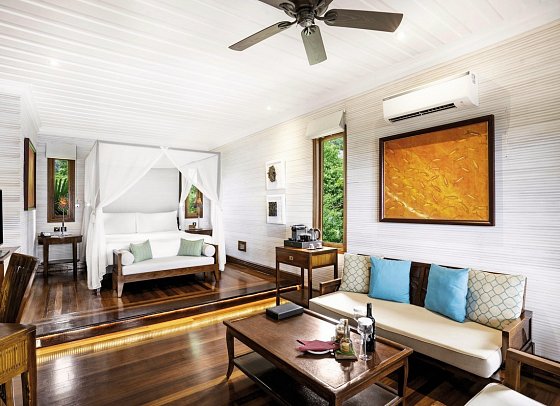 Hilton Seychelles Northolme Resort & Spa - Wohnbeispiel King Premium Oceanfront Villa (Zimmercodierungen VBO & VHO)
