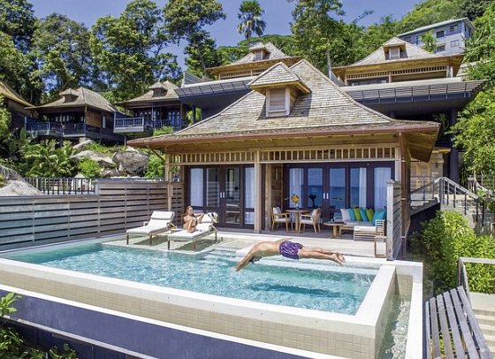 Hilton Seychelles Northolme Resort & Spa - Wohnbeispiel Grand Oceanview Villa with Infinity Pool (Zimmercodierungen V1M & VH2)