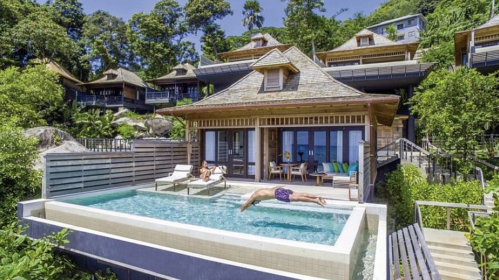Hilton Seychelles Northolme Resort & Spa - Wohnbeispiel Grand Oceanview Villa with Infinity Pool (Zimmercodierungen V1M & VH2)
