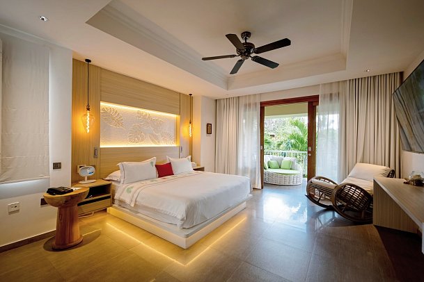 Le Duc de Praslin Hotel & Villas - Wohnbeispiel Superior (Zimmercodierungen US1 & UH2)