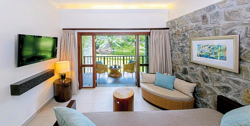 Kempinski Seychelles Resort Baie Lazare - Wohnbeispiel Superior Hill View (Zimmercodierungen UB1, UH1 & UB8)