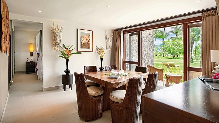 Kempinski Seychelles Resort Baie Lazare - Wohnbeispiel Deluxe Ocean View Garden (Zimmercodierungen U1M, UH4 & DB8)
