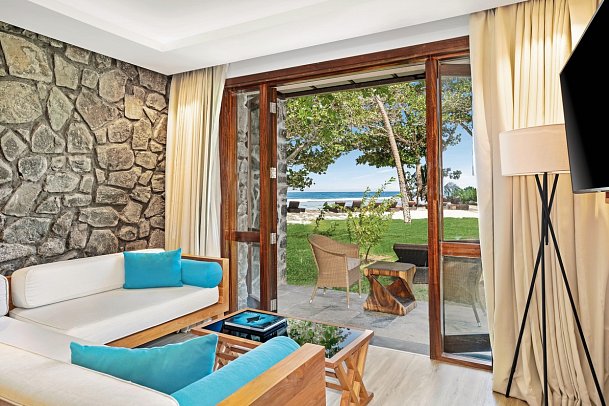 Kempinski Seychelles Resort Baie Lazare - Wohnbeispiel Deluxe Ocean View Suite (Zimmercodierungen WDM, WH1 & WB8)
