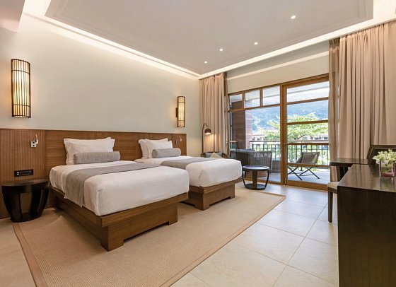 Savoy Seychelles Resort & Spa - Wohnbeispiel Deluxe Grand Pool View (Zimmercodierungen UD1 & UH1)