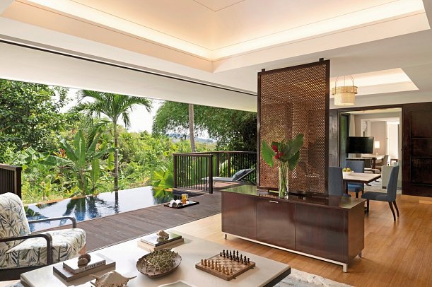 Raffles Seychelles - Wohnbeispiel Grand Hillside Pool Garden View (Zimmercodierung VBG)
