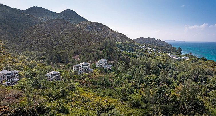 Raffles Seychelles - Wohnbeispiel Four Bedroom Pool Residence (Zimmercodierung RB1)