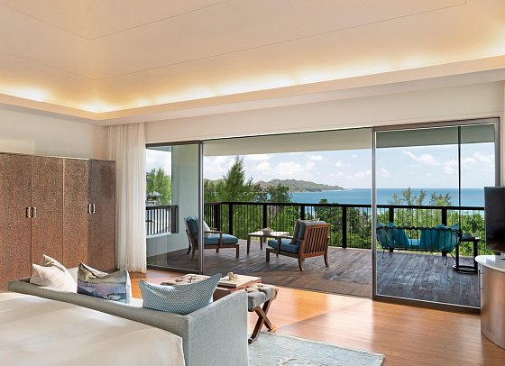 Raffles Seychelles - Wohnbeispiel Four Bedroom Pool Residence (Zimmercodierung RB1)