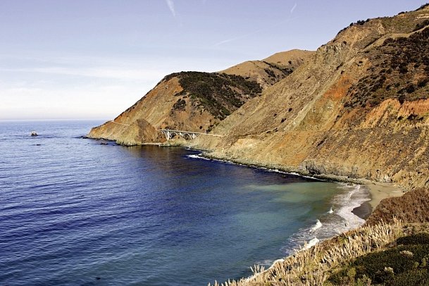 Goldene Brücken & Grandiose Canyons - Bixby Bridge am Highway 1, Big Sur