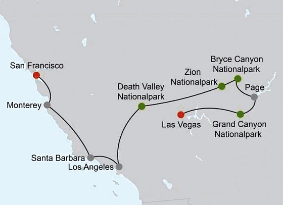 Goldene Brücken & Grandiose Canyons