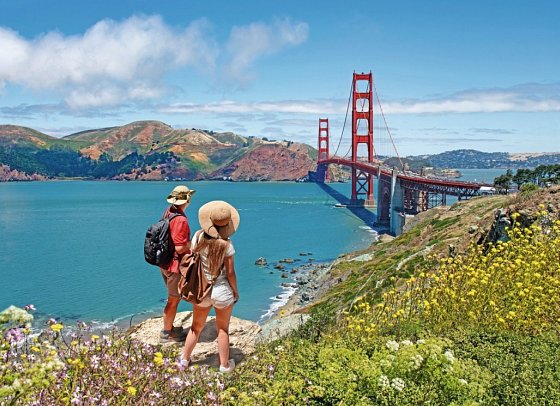 USA von Küste zu Küste (San Francisco - New York) - Golden Gate Bridge