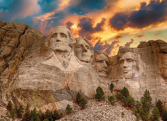 USA von Küste zu Küste (San Francisco - New York) - Mount Rushmore
