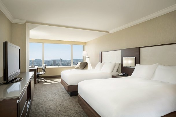 Hilton Union Square - Wohnbeispiel Skyline View Room (Zimmercodierung UB1)