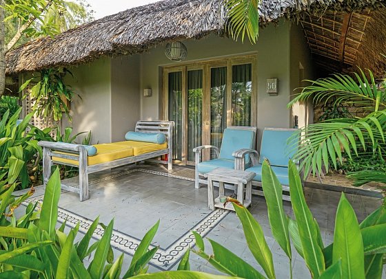 Sailing Club Resort Mui Ne - Wohnbeispiel Deluxe Garden View Bungalow (Zimmercodierung BDG)