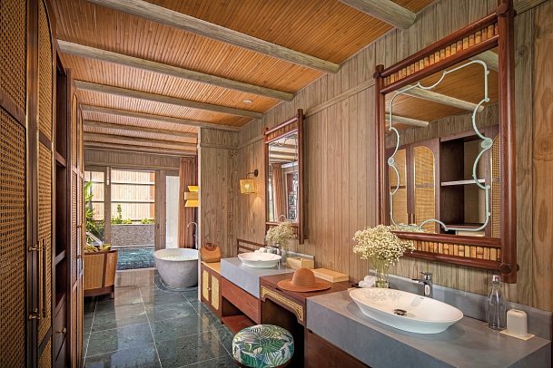 An Lam Retreats Saigon River - Wohnbeispiel Bad Garden Pool Villa (Zimmercodierung VXG)