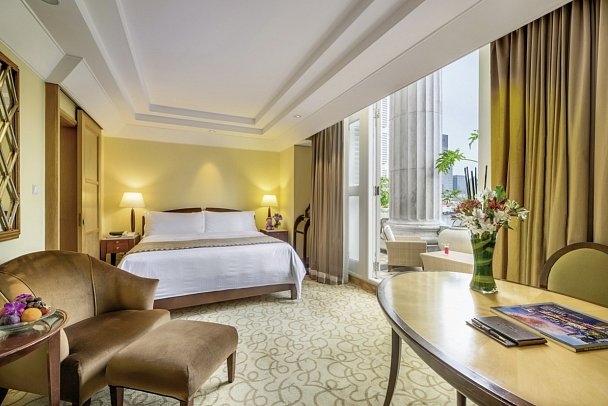 The Fullerton Hotel Singapore - Wohnbeispiel Quay Room (Zimmercodierung UB2)