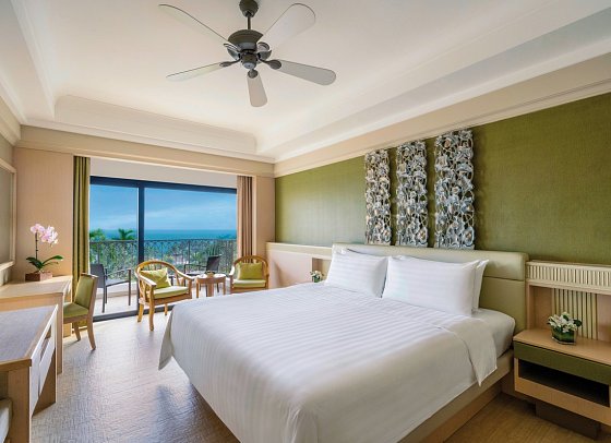 Shangri-La Rasa Sentosa, Singapore - Wohnbsp. Deluxe Sea View (Zimmercodierung UDM)