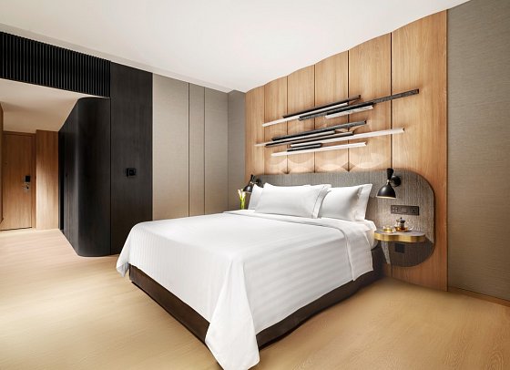 Parkroyal Collection Marina Bay - Wohnbeispiel Urban Deluxe Room (Zimmercodierung UD1)