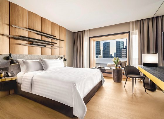Parkroyal Collection Marina Bay - Wohnbeispiel Lifestyle Premier Room (Zimmercodierung UM1)