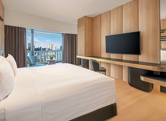 Parkroyal Collection Marina Bay - Wohnbsp. Urban Deluxe Room (Zimmercodierung UD1)
