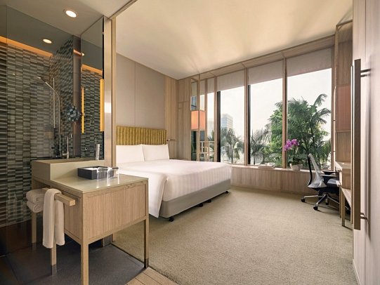 PARKROYAL COLLECTION Pickering, Singapore - Wohnbeispiel Urban Deluxe Room (Zimmercodierung UD1)