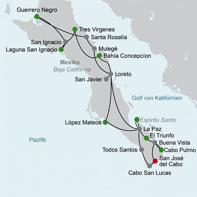 Busrundreise Baja California