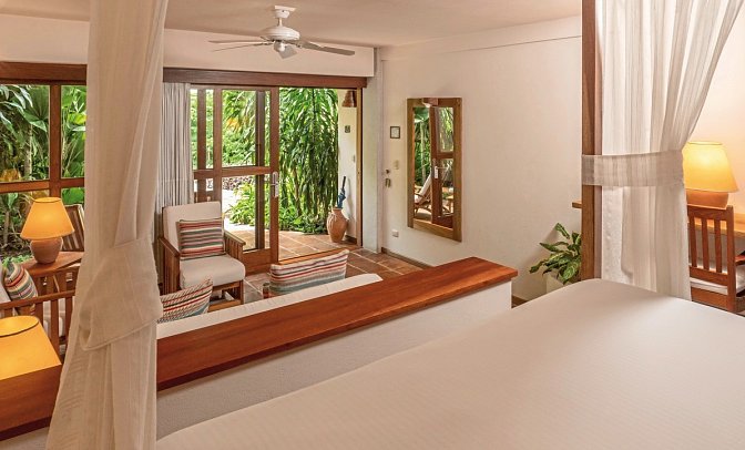 Capitan Suizo Beachfront Boutique Hotel - Wohnbeispiel Superior Terrace (Zimmercodierung US1)